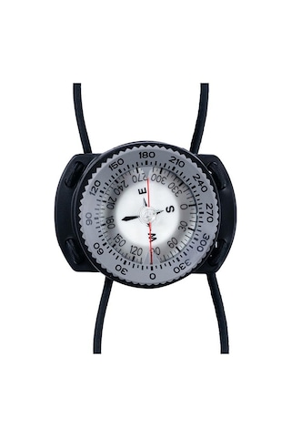 Kraken Gösterge Pusula Bungee Kordon Kayışlı 56 Mm Gri