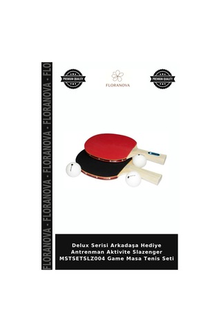 Delux Serisi Arkadaşa Hediye Antrenman Aktivite Slazenger Mstsetslz004 Game Masa Tenis Seti