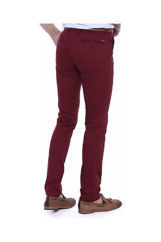 5 Cepli Desenli Erkek Bordo Pantolon - Wessi Siyah