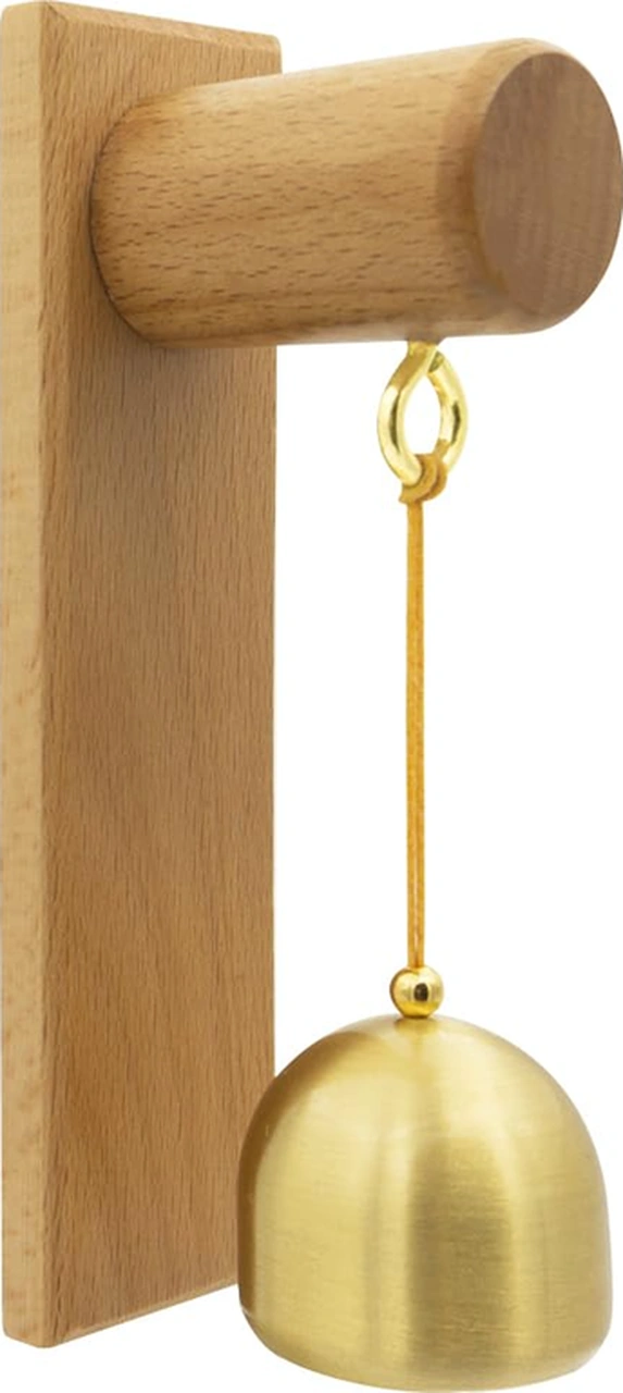 Folinda Ahşap Ahşap Zil, Mağaza Girişi Ve Ev Dekoru İçin Kaliteli Fıstık Ağacı Ve Pirinçten Yapılmış Zil Sistemi