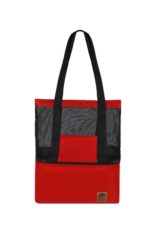 Kamp Ayısı Thermo Bag - Sıcak/soğuk Termal Korumalı Kamp, Piknik, Plaj Çantası 16+22 38 Lt Kırmızı