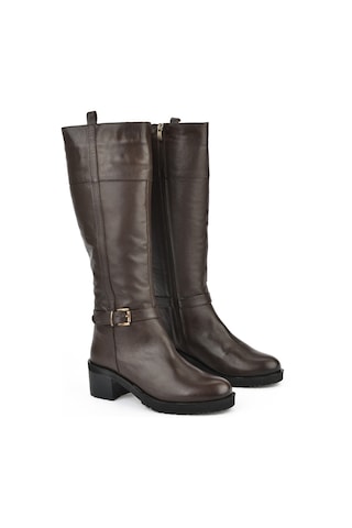 Ziya, Kadın Hakiki Deri Çizme 15319z8006 Kahve 15319z8006 300 Kahve