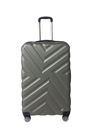 %100 Abs Kullanışlı Darbeye Dayanıklı Ortaboy Valiz Antrasit