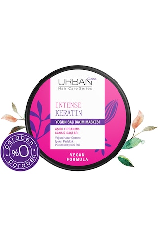 Urban Care Intense Keratin Aşırı Yıpranmış Saçlara Özel Yoğun Saç Bakım Maskesi 230 ML