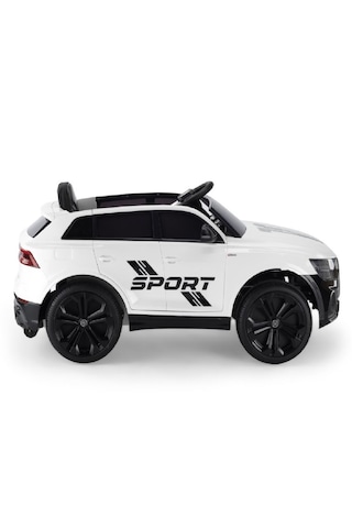 Baby2go 2693 Sport Akülü Araba 12 Volt / Beyaz Beyaz
