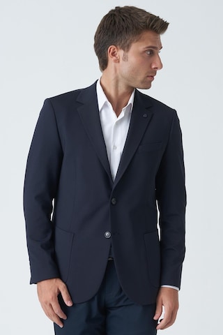 White Stone Belfast C4010 Slim Fit 6 Drop Ceket Laci-laci Lacivert