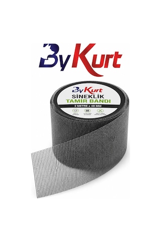 Sineklik Tamir Bandı 2 Metre X 48 Mm Yapışkanlı File Onarım Bandı Pencere Balkon Kapı Sineklik Yama Bandı