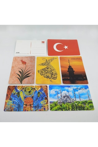 Giftsturkiye Kartpostal Değerlerimiz Yılbaşı Hediye 6'lı