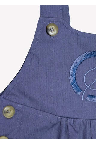 Ozmoz Ozmoz Kız Bebek Baharlık Mavi Tulum Mavi