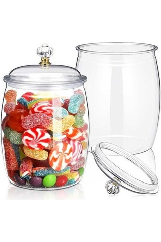 Besthome1 Plastik Şeker Ve Bisküvi Saklama Kutusu Seti - Yemekhane Depolama Gereci Diğer