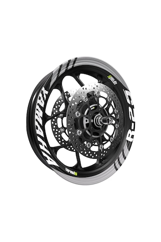 Yamaha R25 Geniş Jant Şeridi Gri