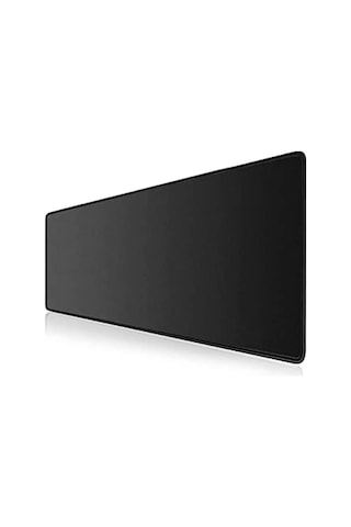 Xxl Oyuncu Mousepad 90x40 Cm Kaymaz Tabanlı, Kenar Dikişli, Hassas Ve Dayanıklı Gaming Mouse Pad Siyah