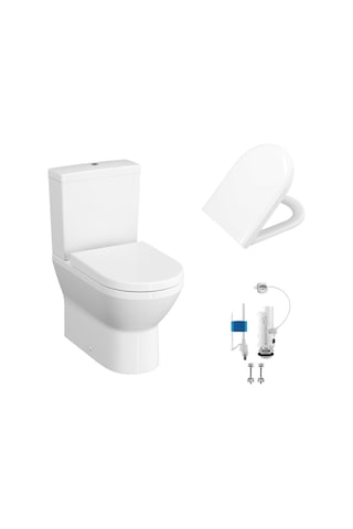 VitrA İntegra Kanalsız Rimex Klozet -VitrA Duroplas Yavaş Kapak - VitrA Rezervuar İç Takım