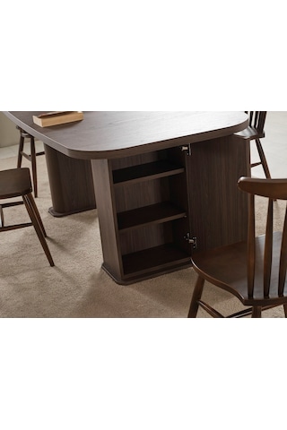 Casamila Mdf Yemek Masası+6 Sandalye Venge