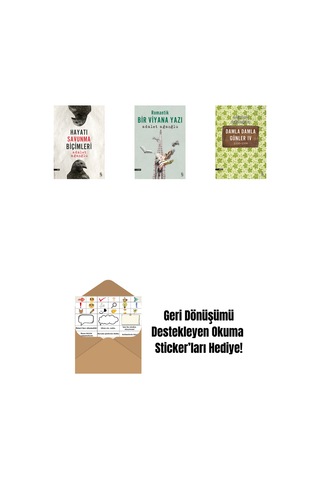 Hayatı Savunma Biçimleri + Romantik Bir Viyana Yazı + Damla Damla Günler 4 + Okuma Sticker'ları