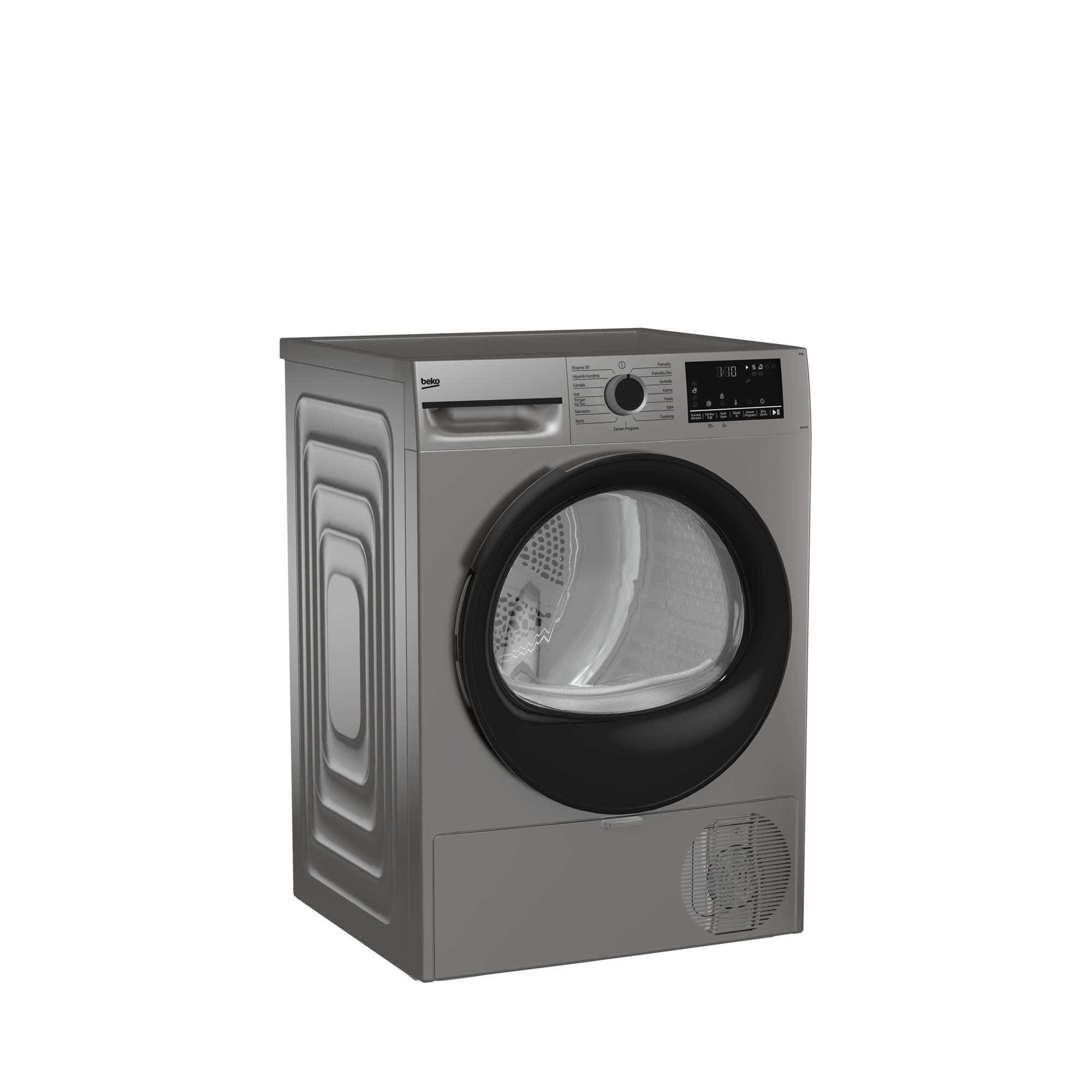Beko KMX 92 S 9 KG Isı pompalı Çamaşır Kurutma Makinesi Gümüş