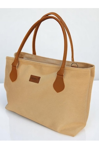 Nenny Baby Deri Anne Bebek Omuz Çantası Taba Taba