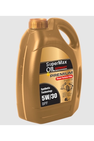 Supermax Oil Germany Premium 5W-30 DPF Sentetik Motor Yağı 4 L