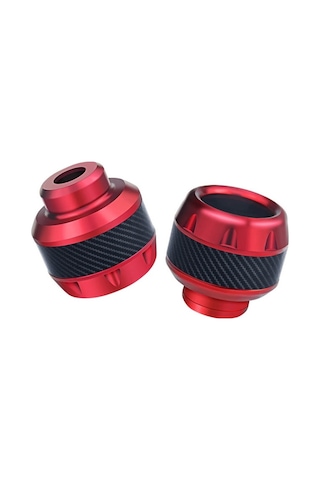 Cbtx Global 2 Pairs TF-1783 Motosiklet Modifiye Elektrikli Araba Düşmeyi Önleyici Fincan Şok Emme Ön Çatal Bardak Kırmızı