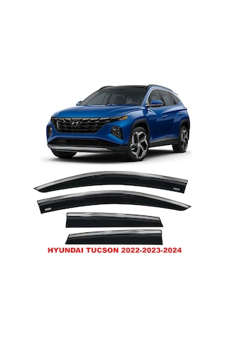 Hyundai Tucson Kromlu Cam Rüzgarlığı Niken 2022 Sonrası