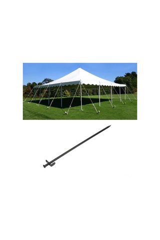 Xindoker 40cm Çelik Kamp Çadır Pini - Sert Ve Yumuşak Zeminlere Uygun, Dayanıklı Çadır Aksesuarı Diğer