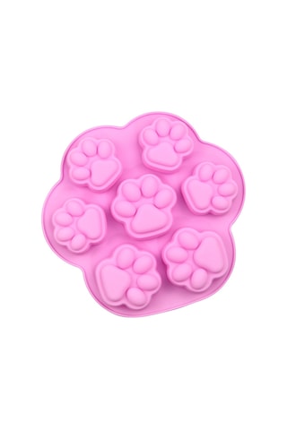 7 Hücre Küçük Ve Büyük Kedi Pençe Silikon Kek Kalıp Karikatür Diy El Yapımı Esansiyel Yağ Sabunu Kalıpları Açık Mavi Diğer