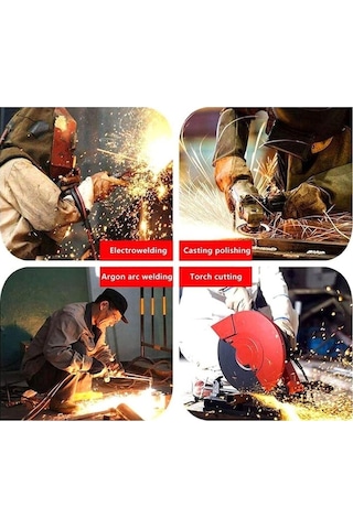 Novahub Sığır Derisi Kaynakçı Hood Kask, Otomatik Kararan Güneş Lensi, Küçük Boy, Çalışma Maskesi