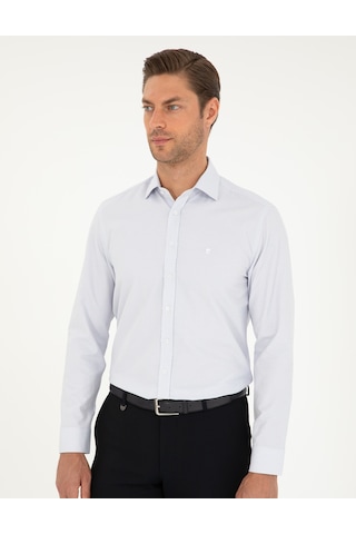 Pierre Cardin Erkek Lacivert Gömlek Desenli 50294168-vr033 Lacivert