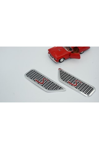 Mini Cooper S Çamurluk Yanı 3M 3D Logo Amblem 2 Li Set