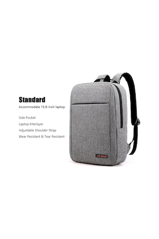 Mufunye 15.6 İnç Laptop İçin Tamponlu Bölmeli Sırt Çantası - Geniş Kapasiteli, Konforlu Ayarlanabilir Askılar, Lacivert Lacivert