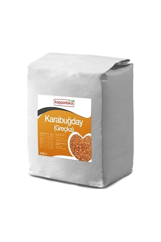 Kappadokia Glutensiz Çiğ Karabuğday Greçka 5 Kg