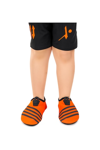 Kiko Kids Enigma Havuz Plaj Erkek Çocuk Deniz Ayakkabısı 7501 Turuncu - Siyah Turuncu - Siyah