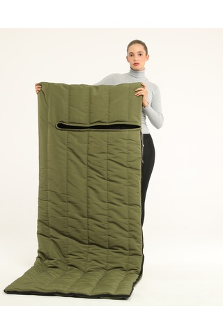 NVA -20 Derece Deprem, Askeri Ve Camping Su Geçirmez Kamp Uyku Tulumu (Tam Açılabilir) 2.00 x 80 CM Haki