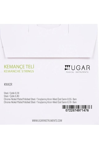 Ugar Kmacr Kemançe Teli 4 Tel Krom Bam Topuzlu