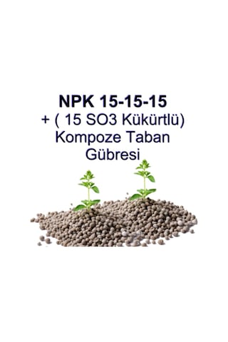 Npk Gübre 15 15 15 Süper Kompoze Taban Gübresi Npk Gübre 25 KG