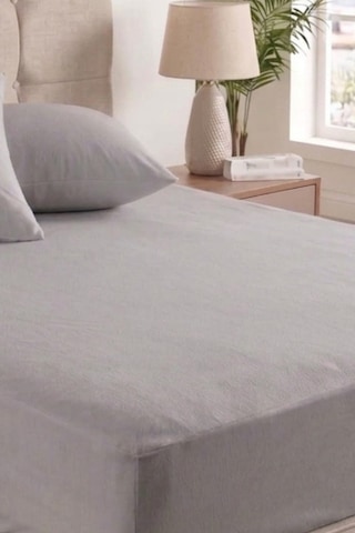 Formeya Set Gri Mikro Fitted Sıvı Geçirmez TekKişilik Alez ve 2 Adet Yastık Alezi