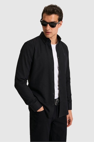 U.s. Polo Assn. Erkek Siyah Gömlek Basic 50324708-vr046
