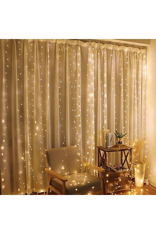 Kenpazar 3x3 Perde Led Kumandalı Pl-14 Çok Renkli