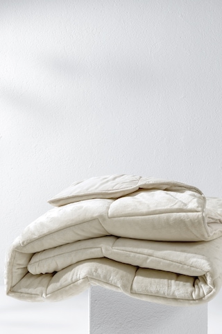 Yataş Bedding Macaron Çift Kişilik Wellsoft Yorgan - Krem