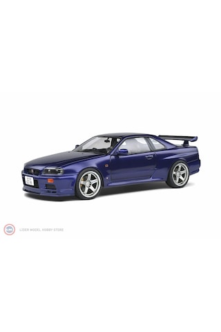 1:18 Solido 1999 Nissan Gt-r R34 Mor Model Araba