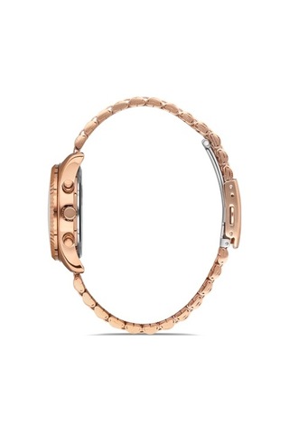 Ferro Fm41172a-c Quartz Rose Çelik Kordon 36 Mm Kadın Kol Saati Rose Gold