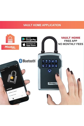 Master Lock Bluetooth Anahtar Kutusu Bluetooth Veya Şifreli Kili