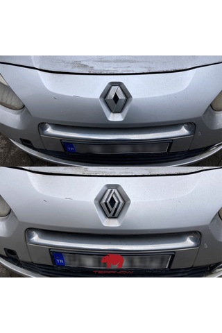 Renault Fluence 2009-2012 Yeni Tarz Amblem Kaplama- Piano Black