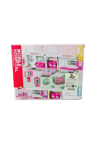 Mobile Hospital Oyuncak Bebekli Ambulans Ve Doktor Seti 11 Parça