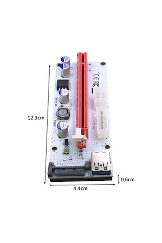 PCI-E 1X To 16X USB 3.0 Riser Kart Uzatıcı Yükseltici