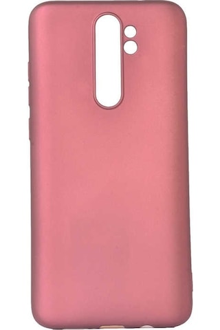 Noktaks - Xiaomi Uyumlu Xiaomi Redmi Note 8 Pro - Kılıf Mat Renkli Esnek Premier Silikon Kapak - Gold