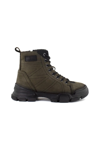 Hammer Jack 102 21520 Bonn Hakiki Deri Comfort Casual Unisex Bot Haki Nubuk