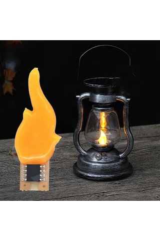 Pm-17939 3volt Cob Led Flaş Mum Sarı