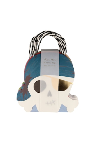 Meri Meri - Pirate Party Bags - Korsan Parti Çantaları - 8'li Tüm Yaşlar