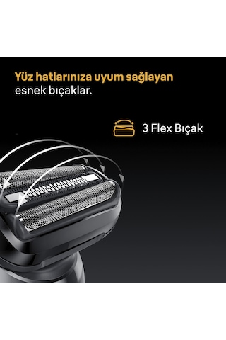 Braun Series 5 Elektrikli Tıraş Makinesi, Islak Ve Kuru, Hassas Düzeltici, Vücut, 52-a1650s 1 Saat